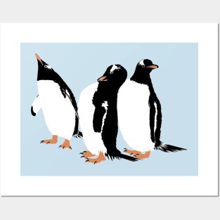 Gentoo Penguins Posters and Art